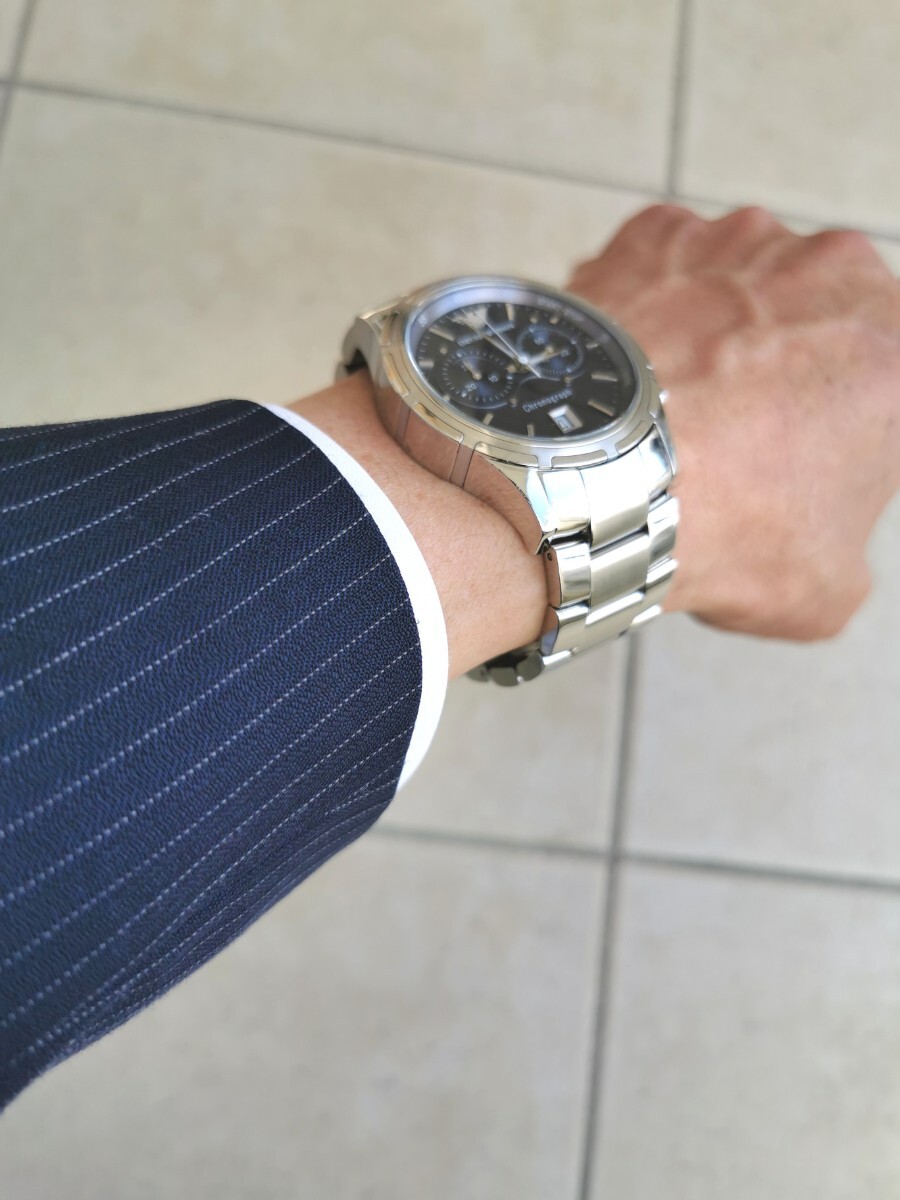  Armani. кальмар tsu. симпатичный мужские наручные часы синий 