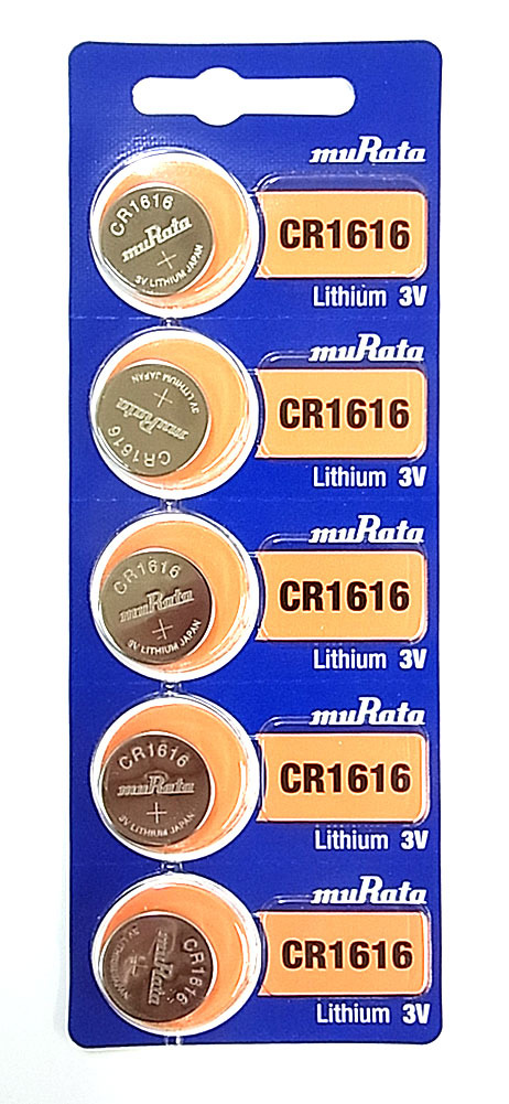 * safety * trust. quality * blur ta( old Sony )MURATA( old SONY) lithium battery CR1616×5 piece!