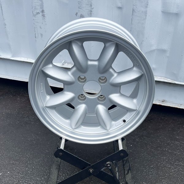 送料無料!! ロードスター ドリフト カスタム 15×7J +20 PCD 100 4穴 CB 73.1 15インチ 6.5kg 新品 ホイール 4本 WR110 シルバー_画像1