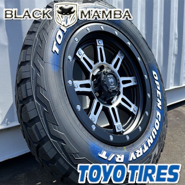 17インチ 9j 6穴 トライトン ハイラックス ランクル プラド 新品 タイヤホイールセット 4本 265/65R17 TOYO オープンカントリー シルバー_画像1