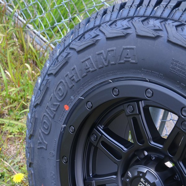 新品 ハイラックスピックアップ FJクルーザー H3 タイヤホイールセット 4本 YOKOHAMA GEOLANDAR X-AT G016 265/65R17 265/70R17 285/70R17_画像6