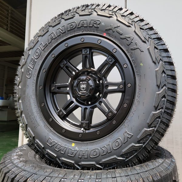 オールテレーン 17インチ サーフ プラド FJクルーザー 新品 タイヤ ホイール 4本セット YOKOHAMA GEOLANDAR X-AT 265/65R17 265/70R17_画像2