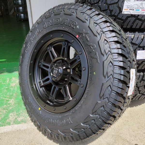 オールテレーン 17インチ サーフ プラド FJクルーザー 新品 タイヤ ホイール 4本セット YOKOHAMA GEOLANDAR X-AT 265/65R17 265/70R17_画像5