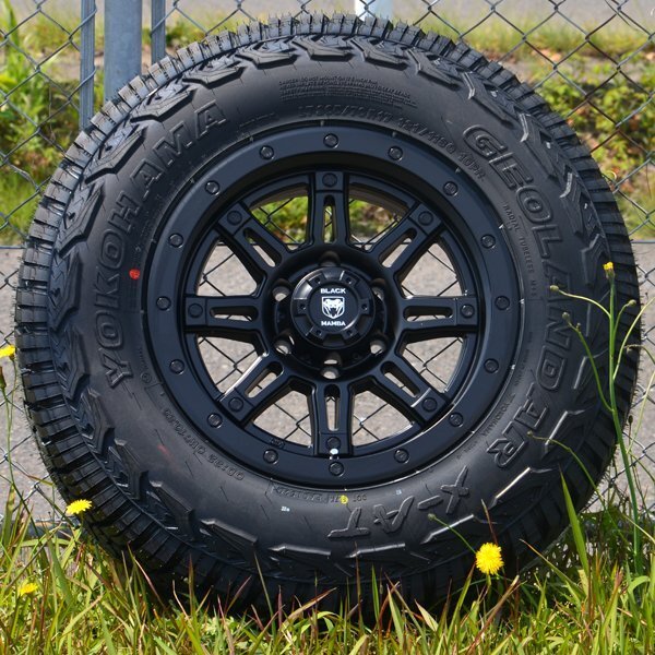 新品 ハイラックスピックアップ FJクルーザー H3 タイヤホイールセット 4本 YOKOHAMA GEOLANDAR X-AT G016 265/65R17 265/70R17 285/70R17_画像3