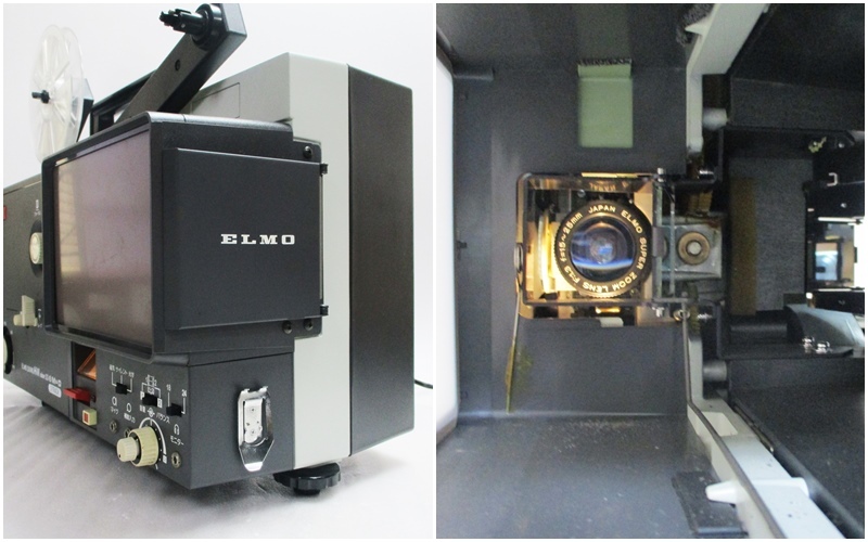 《ジャムルK》 hc0515-60◆◆ ELMO エルモ SC-18 8mm ８ミリ 映写機 HIVISION 通電確認済 箱付 未確認ジャンク_画像5