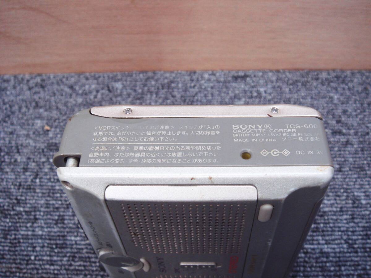 SONY ソニー ステレオ カセット テープ レコーダー TSC-600 ウォークマン ポータブル_画像7