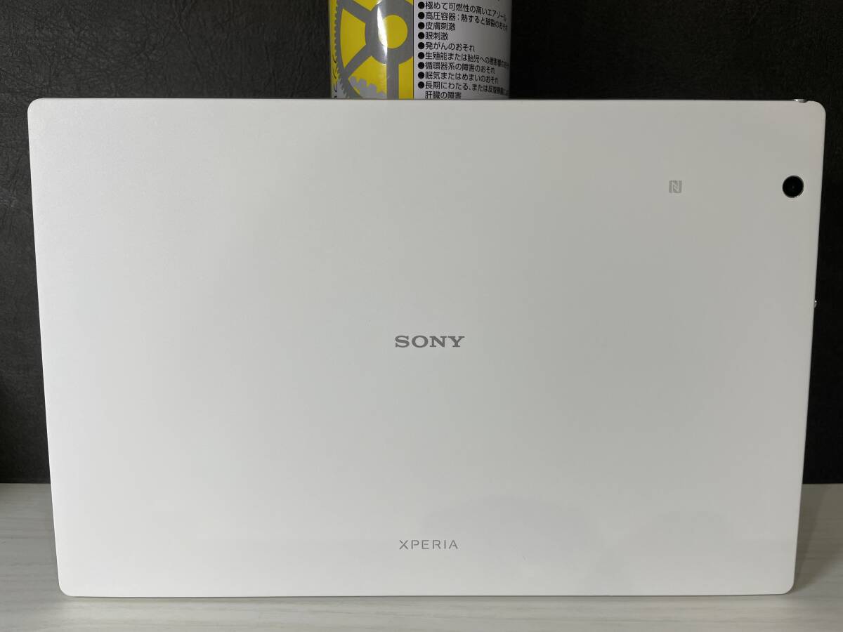 美品 SGP712 SONY Xperia Z4 Tablet ホワイト Wi-Fiモデル 国内版_画像2