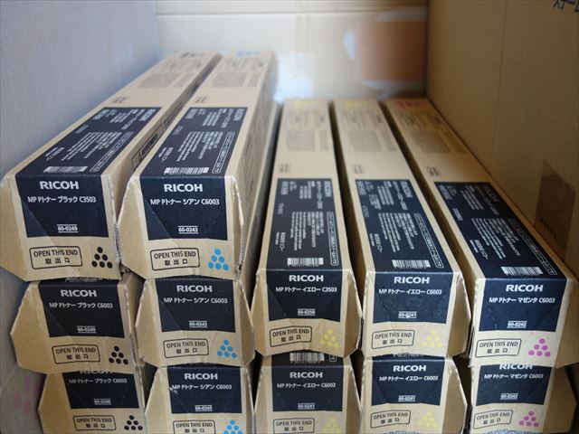  Ricoh MP P toner C6003 12 pcs set original new goods unused goods free shipping 