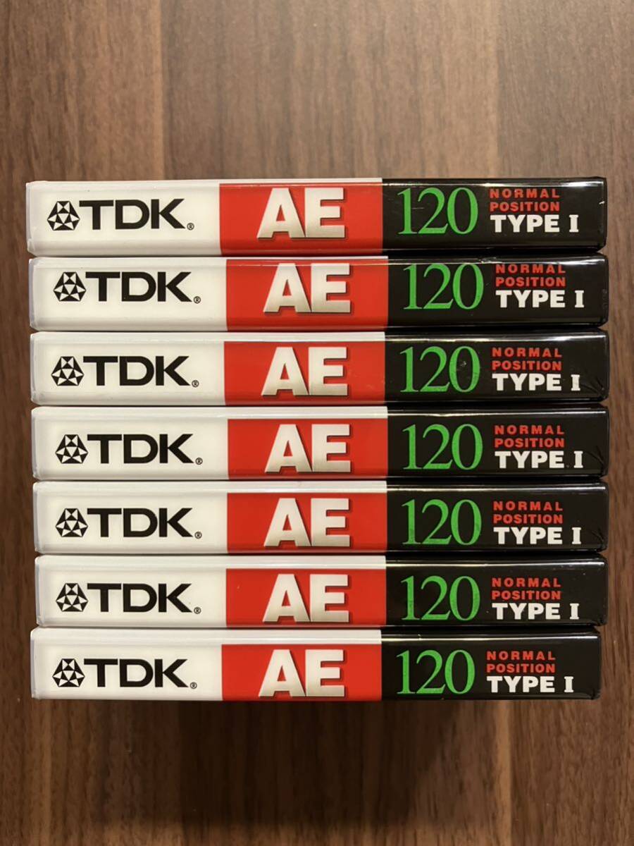 TDK ノーマルポジション TYPE1 カセットテープ 120分 7巻セット　AE-120F_画像4
