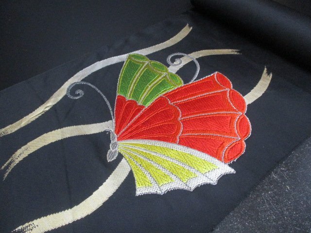  б/у obi земля переделка шелк .. совместно 6шт.@ ткань сумка шитье . futoshi тамбурин без тарелочек рисунок модный высококлассный Япония традиция японский костюм японская одежда вышивка [ сон работа ]**
