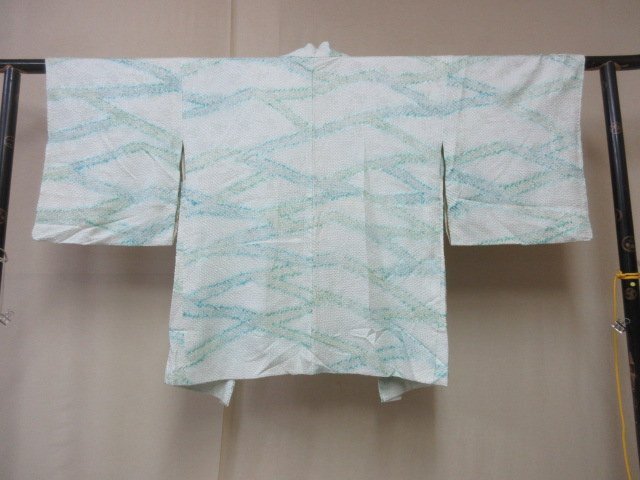 1 jpy superior article silk feather woven Japanese clothes coat Japanese clothes .. total aperture stop deer. ... what ... high class . length 75cm.66cm[ dream job ]***