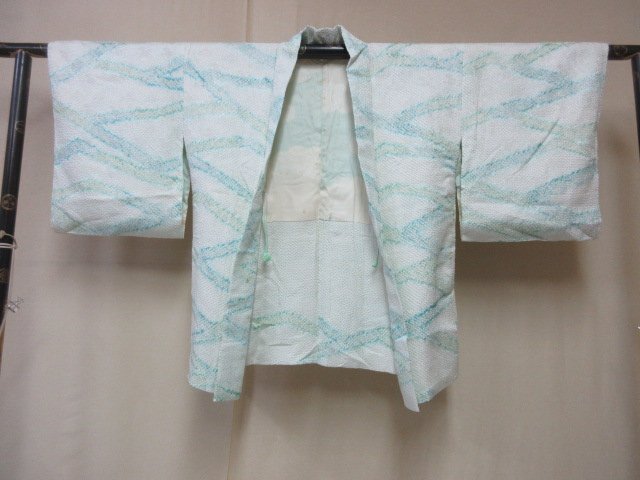 1 jpy superior article silk feather woven Japanese clothes coat Japanese clothes .. total aperture stop deer. ... what ... high class . length 75cm.66cm[ dream job ]***