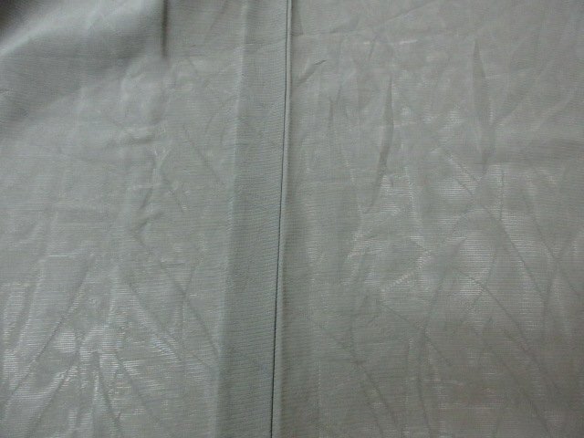1 jpy superior article silk feather woven Japanese clothes coat Japanese clothes . summer thing deep green plain high class single . length 70cm.61cm[ dream job ]***