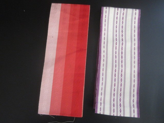 1 jpy superior article silk genuine . front Hakata woven date tighten 10ps.@. dressing kimono small articles Japanese clothes tradition woven thing [ dream job ]***