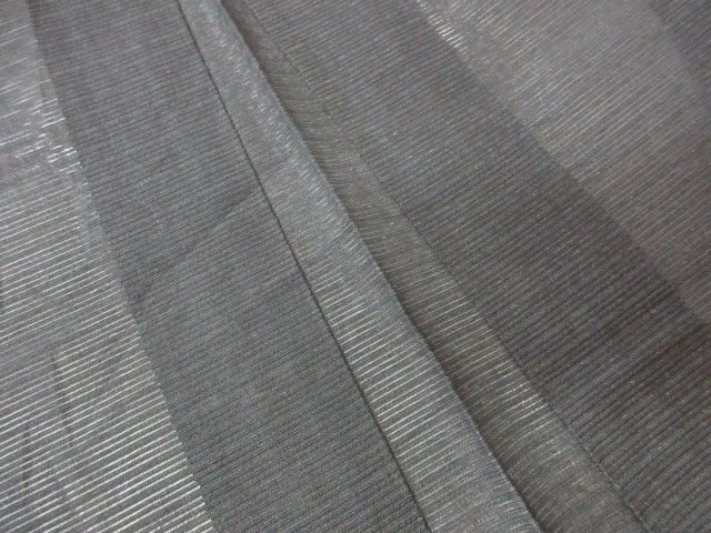 1 иен хорошая вещь натуральный шелк длина перо тканый . лето предмет японский костюм японская одежда античный чёрный . нет одноцветный мужской одиночный . длина 102cm.64cm[ сон работа ]***