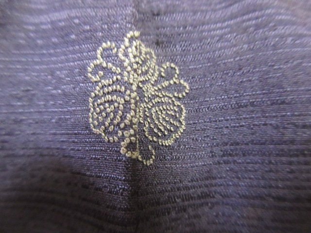 1 иен хорошая вещь натуральный шелк кимоно выходной костюм эпонж тип . японский костюм фиолетовый olientaru.. цветок Tang . высококлассный . длина 161cm.62cm * замечательная вещь *[ сон работа ]****