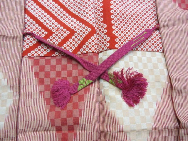 1 jpy superior article silk length feather woven Japanese clothes coat pongee antique Taisho romance city pine .. writing sama stylish high class . length 95cm.63cm[ dream job ]***