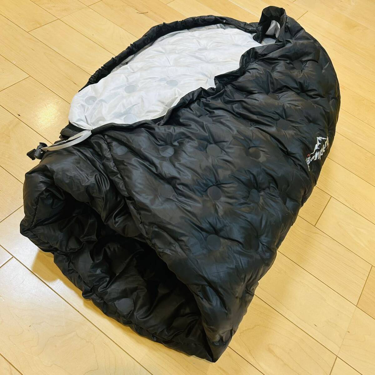 KAMPERBOX最高品質 極細500gアヒルダウン マミー型寝袋 シュラフ厚暖撥水 0-5℃ アウトドア キャンプ 野外登山 車中泊 210x75cm 910gの画像9