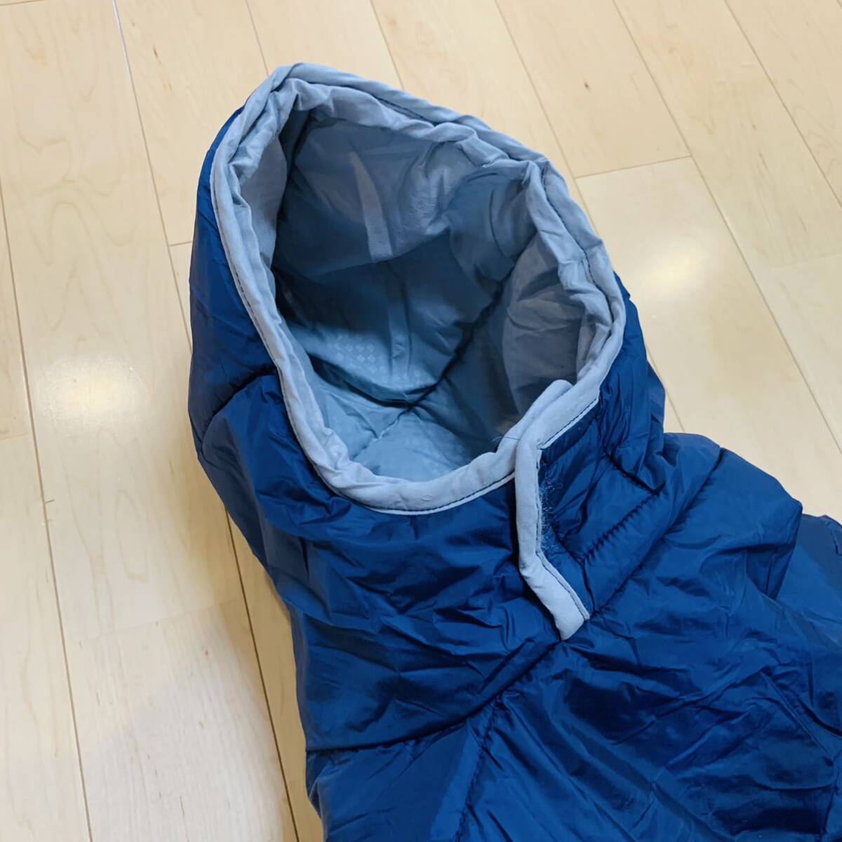 キャンプ用 着るエビフライ寝袋 防寒ベスト 多機能 封筒型寝袋 135cmx195cm アウトドア　野外登山_画像3