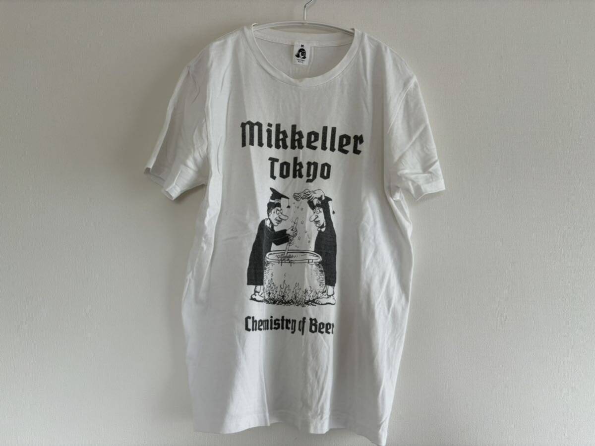 【送料無料】TACOMA FUJI RECORDS タコマフジ Tシャツ Mikkeller Tokyo ミッケラー サイズM ホワイト_画像1