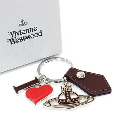 Vivienne Westwood ヴィヴィアンウエストウッド 321631 2834 82030008 キーリング I LOVE ORB GADGET バーガンディ ボルドー キーホルダー_画像1