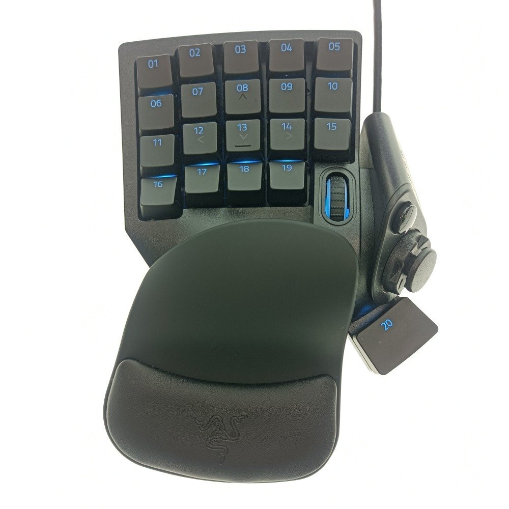 RAZER Ray The - левый рука для устройство TARTARUS PROtaruta Roth Pro ge-ming клавиатура Gaming Keypad RZ07-0311 PC периферийные устройства б/у 