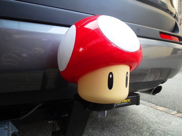 # hitch ball cover *kinopio super Mario 3[ hitchmember * trailer * boat * ship license * camper * snowmobile ]