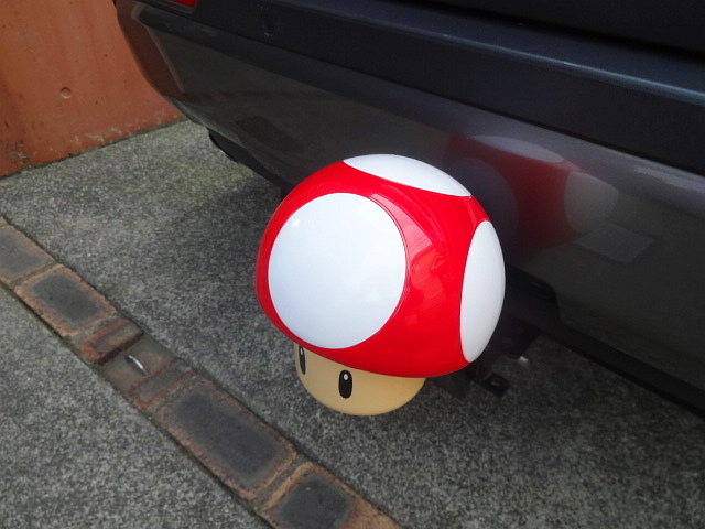 # hitch ball cover *kinopio super Mario 3[ hitchmember * trailer * boat * ship license * camper * snowmobile ]
