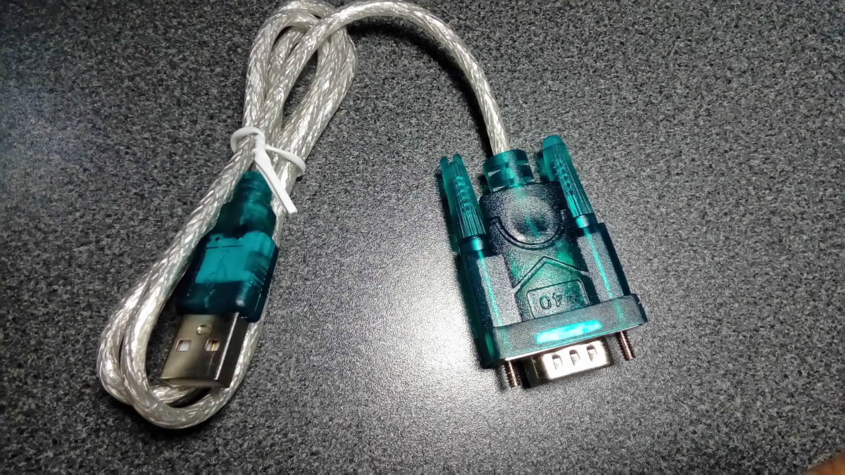 USB RS232C 変換ケーブル　USB-シリアル　Windows10 64bit対応 FTDI互換 USB Serial Converter　(ゆうパケット)_画像3