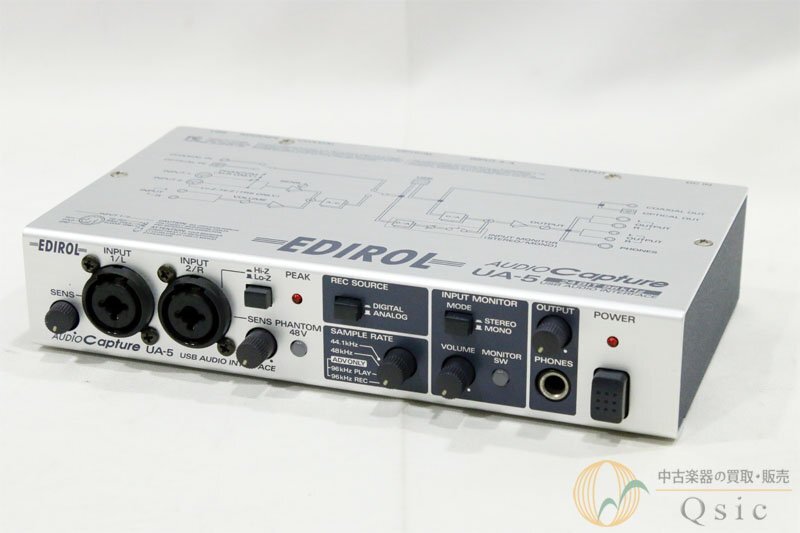 [良品] Roland UA-5 24bit 96khz対応USBオーディオ・インターフェース [PK436]_画像1