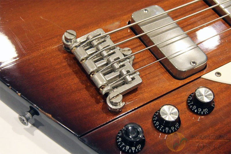 【ジャンク】[中古] Orville by Gibson Thunderbird 使用感強く、ヘッド折れ修理痕があるため訳あり価格 [QK519]_画像3