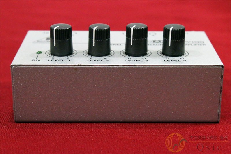 [良品] BEHRINGER HA400 Micro Amp 手のひらサイズのコンパクトな4chステレオ・ヘッドホンアンプ [QK190]_画像5