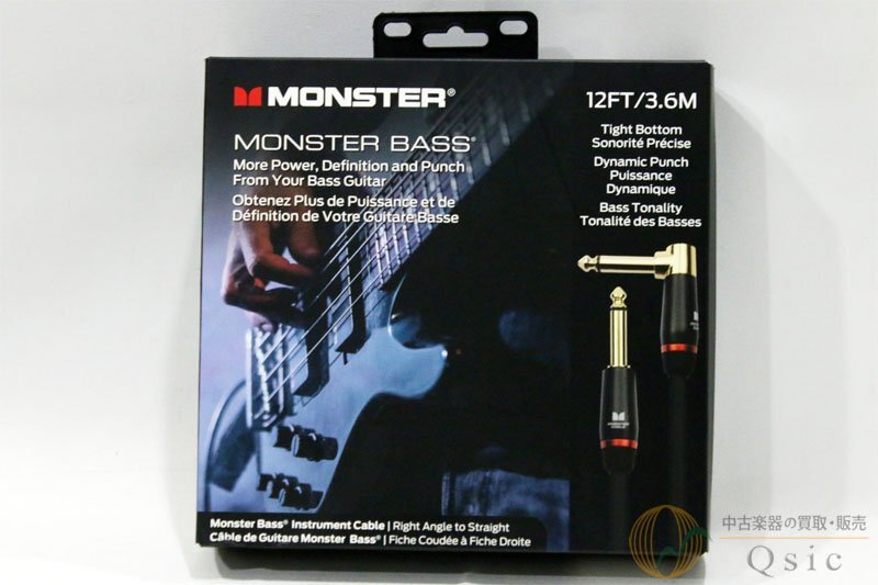 [新品同様] Monster Cable Monster BASS 3.6M S/L ベーシストのための高性能ケーブル [QK071]_画像4