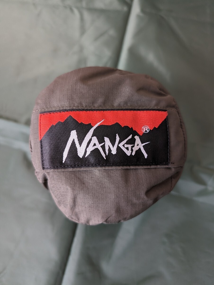 【未使用品】NANGA WATER PROOF SLEEPING BAG COVER ナンガ ウォータープルーフシュラフカバー カーキ色_画像1