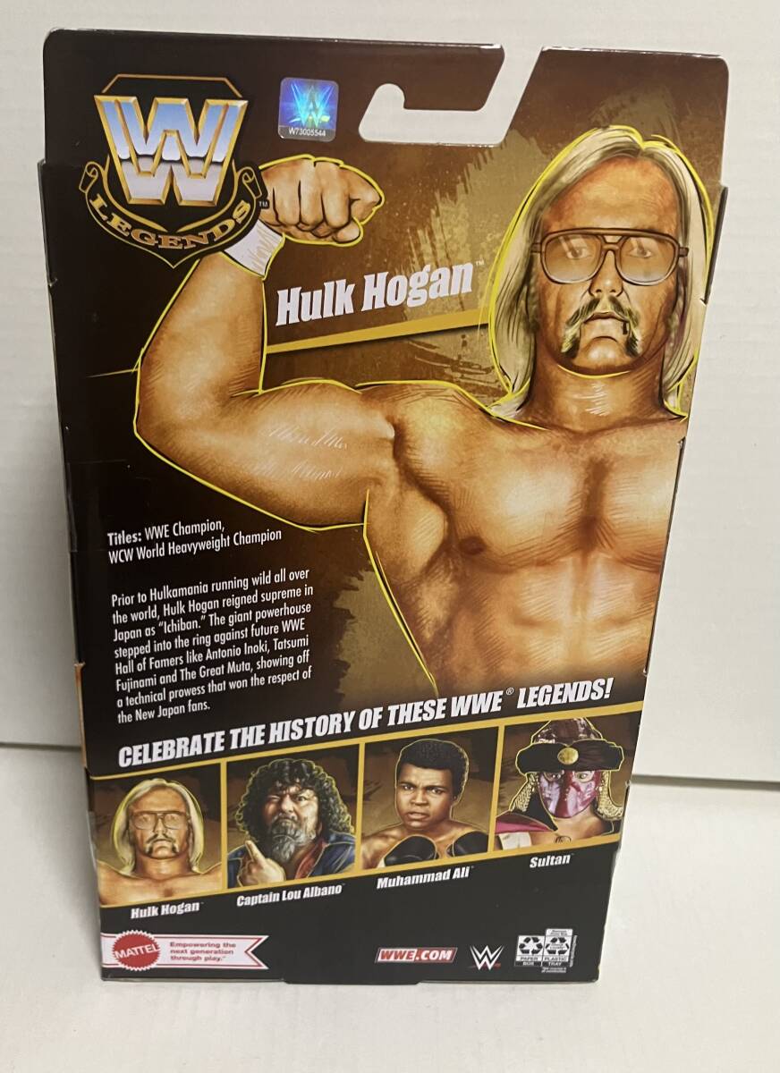 WWE Mattel Elite Hulk Hogan 一番 Chase版 ハルク・ホーガン WWF プロレスフィギュア 新品未開封_画像2