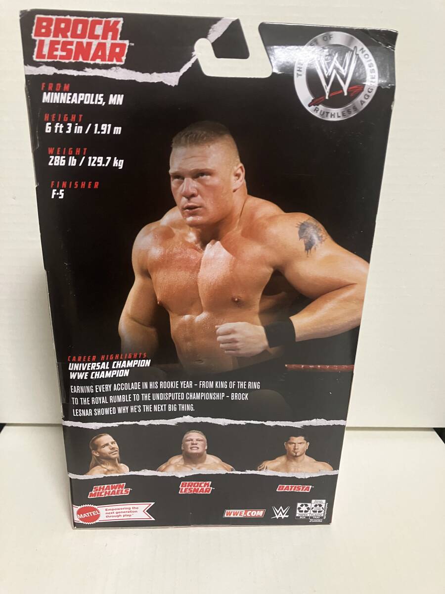 WWE Mattel Elite Brock Lesnar ブロック・レスナー マテル WWF プロレスフィギュア　新品未開封_画像3