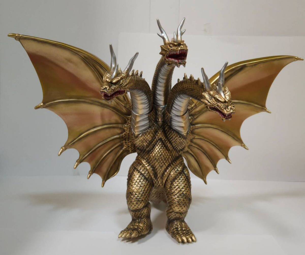 Yahoo!オークション - 怪獣ソフビ グランドギドラ リペイント完成品 Yahoo!オークション - 怪獣ソフビ グランドギドラ リペイント完成品