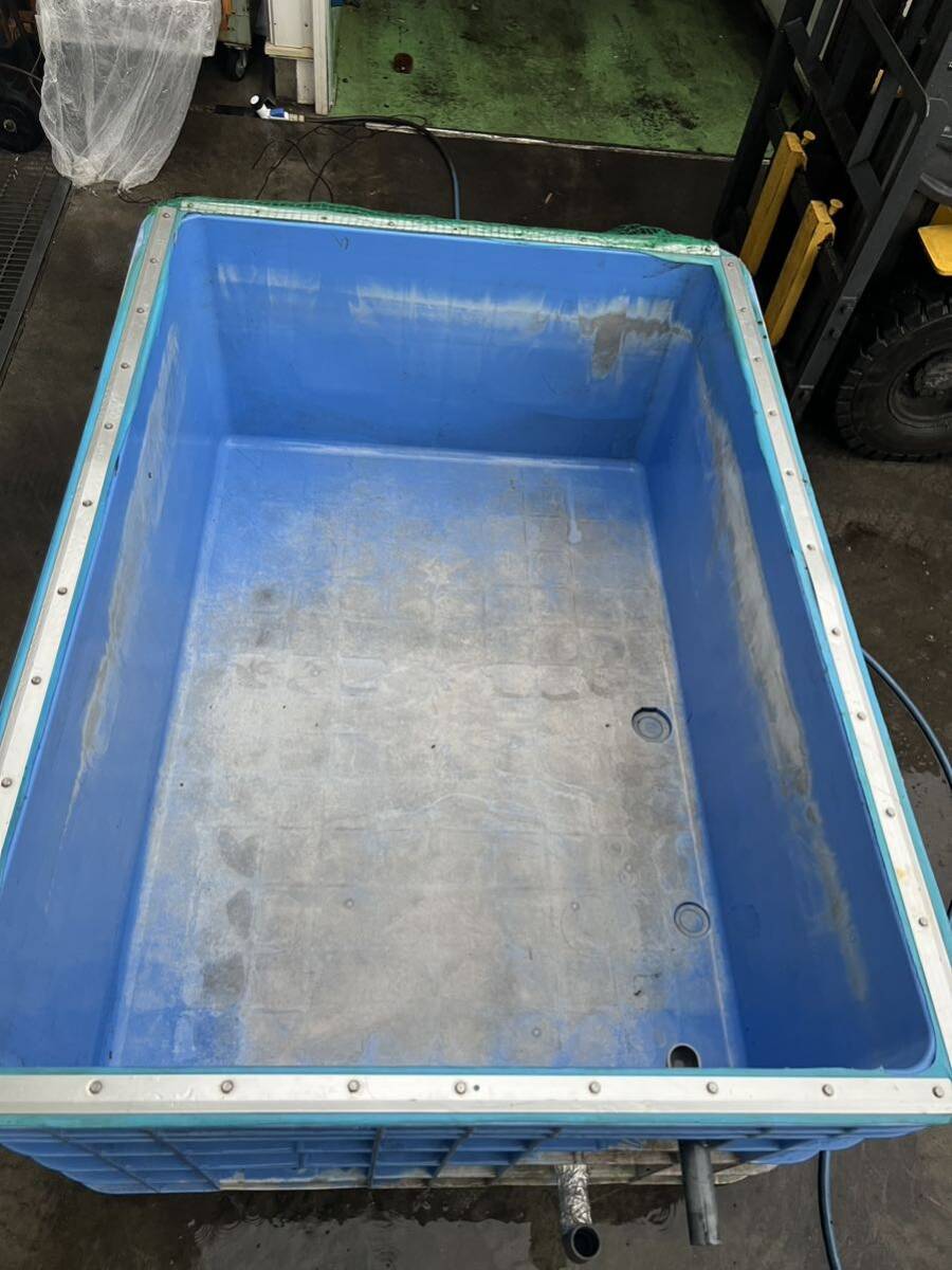 ジャンボックス サンコー 1000L ブルー サンボックス 錦鯉 金魚 大型水槽 水槽 コンテナ の画像6