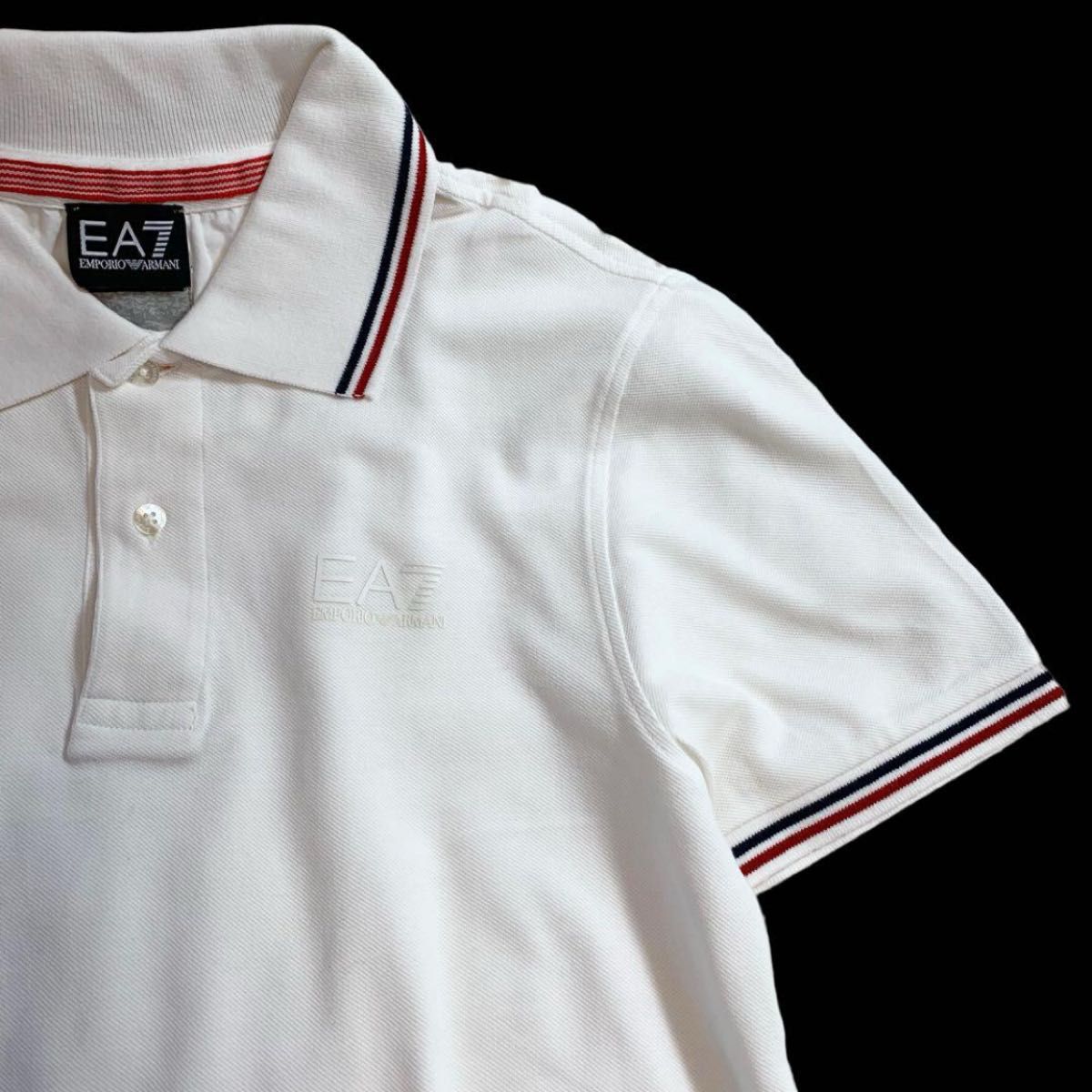 EMPORIO ARMANI   アルマーニ　エンポリオアルマーニ　ポロシャツ　半袖　白　ホワイト   ゴルフウェア　Tシャツ
