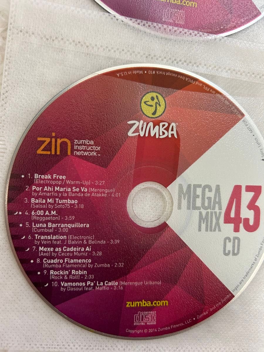 ZUMBA公式CDセット