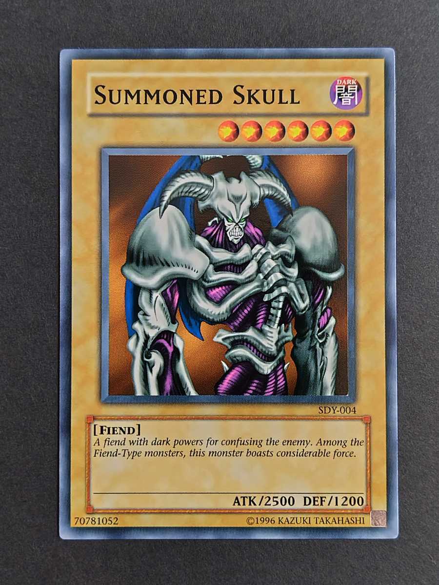 遊戯王（北米英語版）SDY-004（デーモンの召喚SUMMONED SKULL )NomalカードのSAMPLE版_画像1