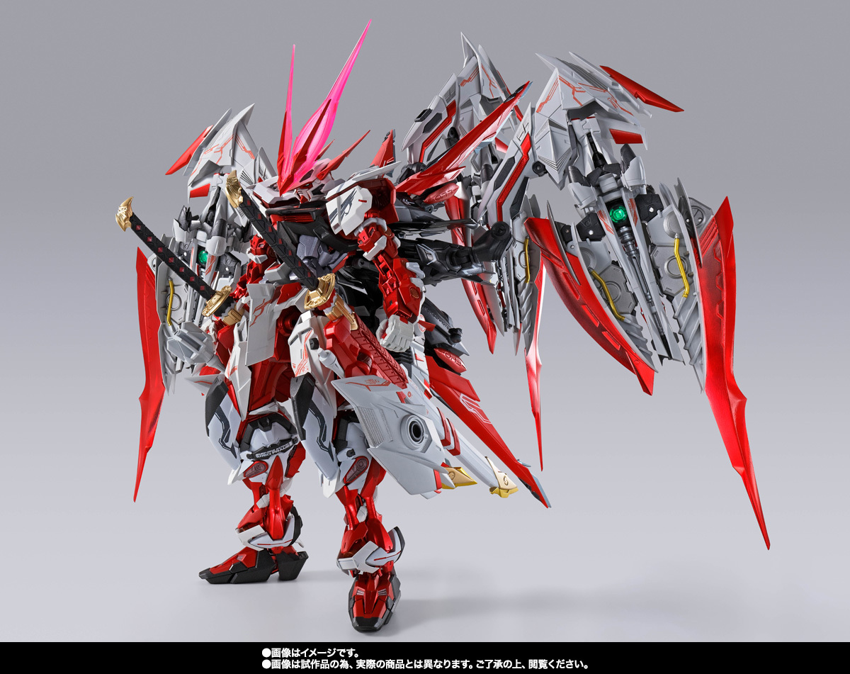 新品即決！METAL BUILD ガンダムアストレイ レッドドラゴニクス◎輸送箱未開封 伝票跡なし GUNDAM ASTRAY RED DRAGONICS