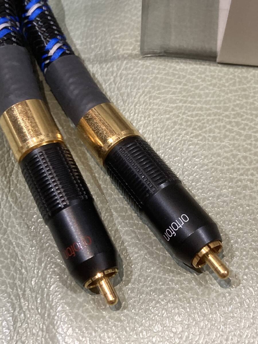  used * operation goods ortofon Reference 6NX RCA interconnect cable 1m pair origin box attaching ortofon [ that 1]