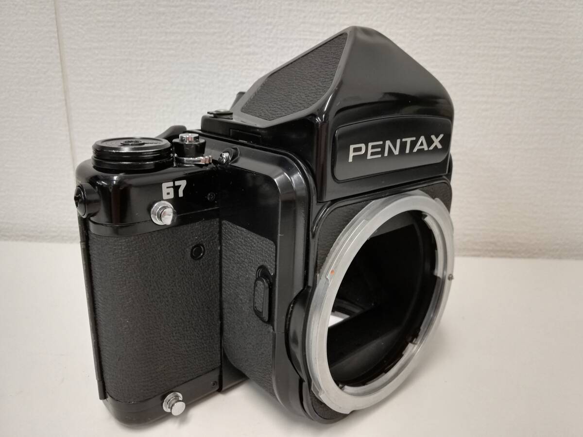 1円～ ペンタックス Pentax 67 TTL ミラーアップ 中判 フィルムカメラ 後期モデル ボディ A7_画像4