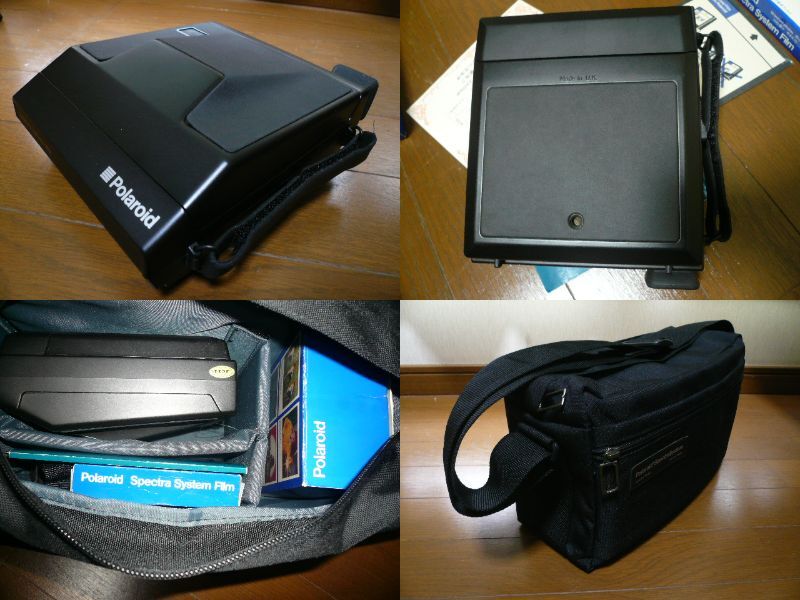 beautiful goods! profit set! Polaroid Spectra System MS Polaroid spec k tiger system camera MS case & filter & film attaching!