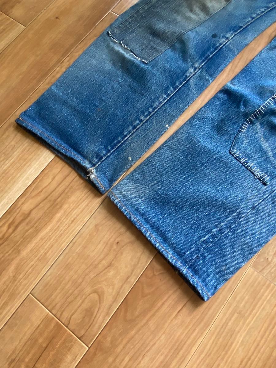 Levi's 501xx デニム 復刻 パッチワーク 90s ヴィンテージ リーバイス