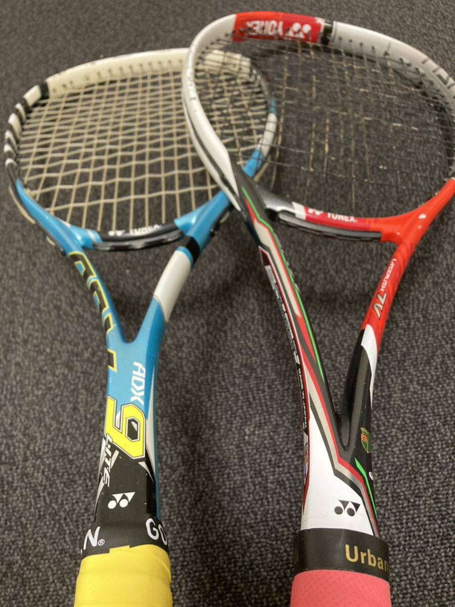  free shipping Laser Rush 7V LR7V UL1 aero Duke 9 LITE ADX 2 pcs set Yonex YONEX over grip is to coil change . unused 