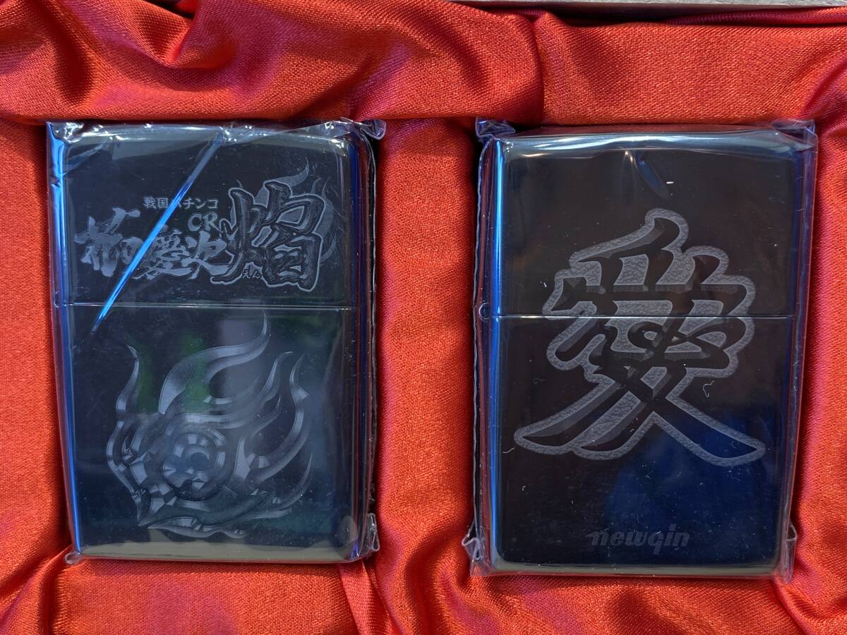 熱い レアー 当選 非売品 戦国 パチンコ 花の慶次 歴代シリーズ復刻版 あそびにマジメ ZIPPO ジッポーオリジナル 霧箱 ニューギンnewgin★6の画像4