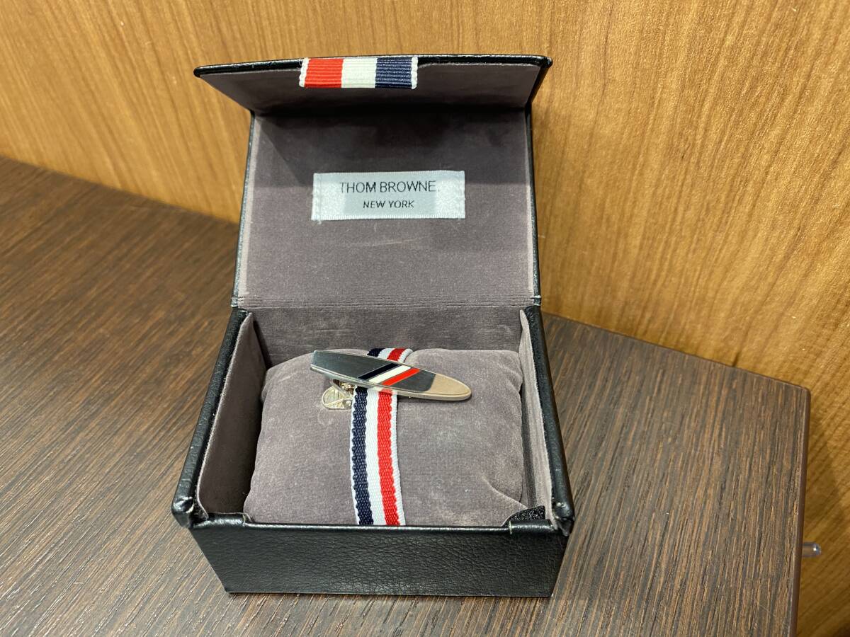  аксессуары Tom Brown Thom Browne галстук булавка булавка для галстука доска для серфинга surfboard sterling серебристый оригинальная коробка есть *h1803