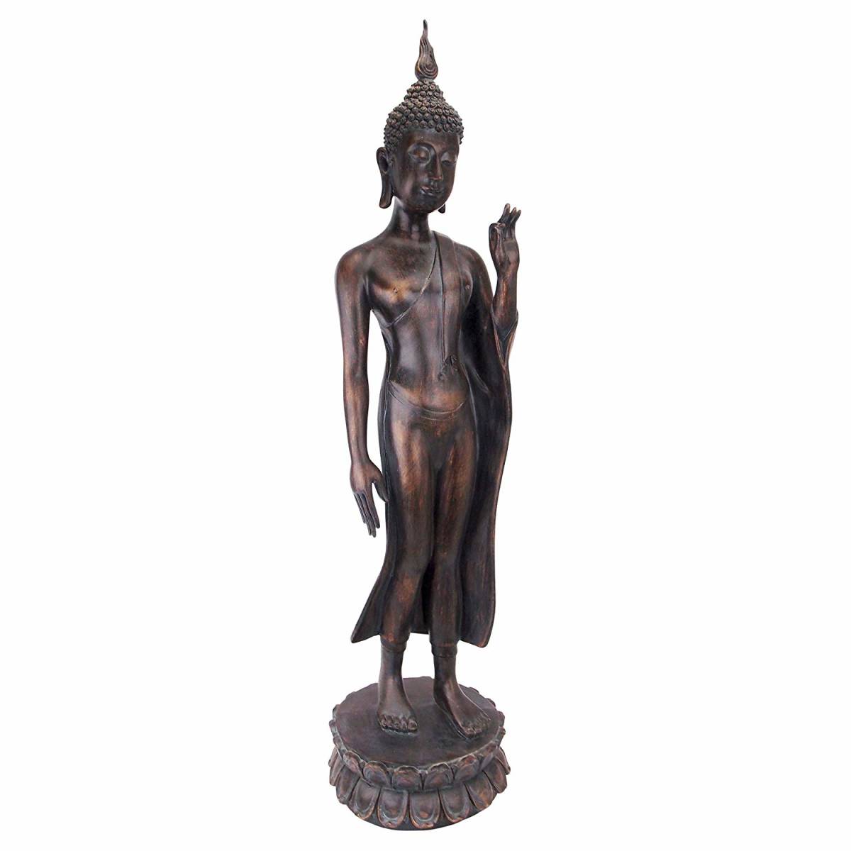 仏陀像 釈迦立像東洋彫刻置物彫像飾りオリエンタル東洋仏教美術 仏陀像 釈迦立像東洋彫刻置物彫像飾りオリエンタル東洋仏教美術